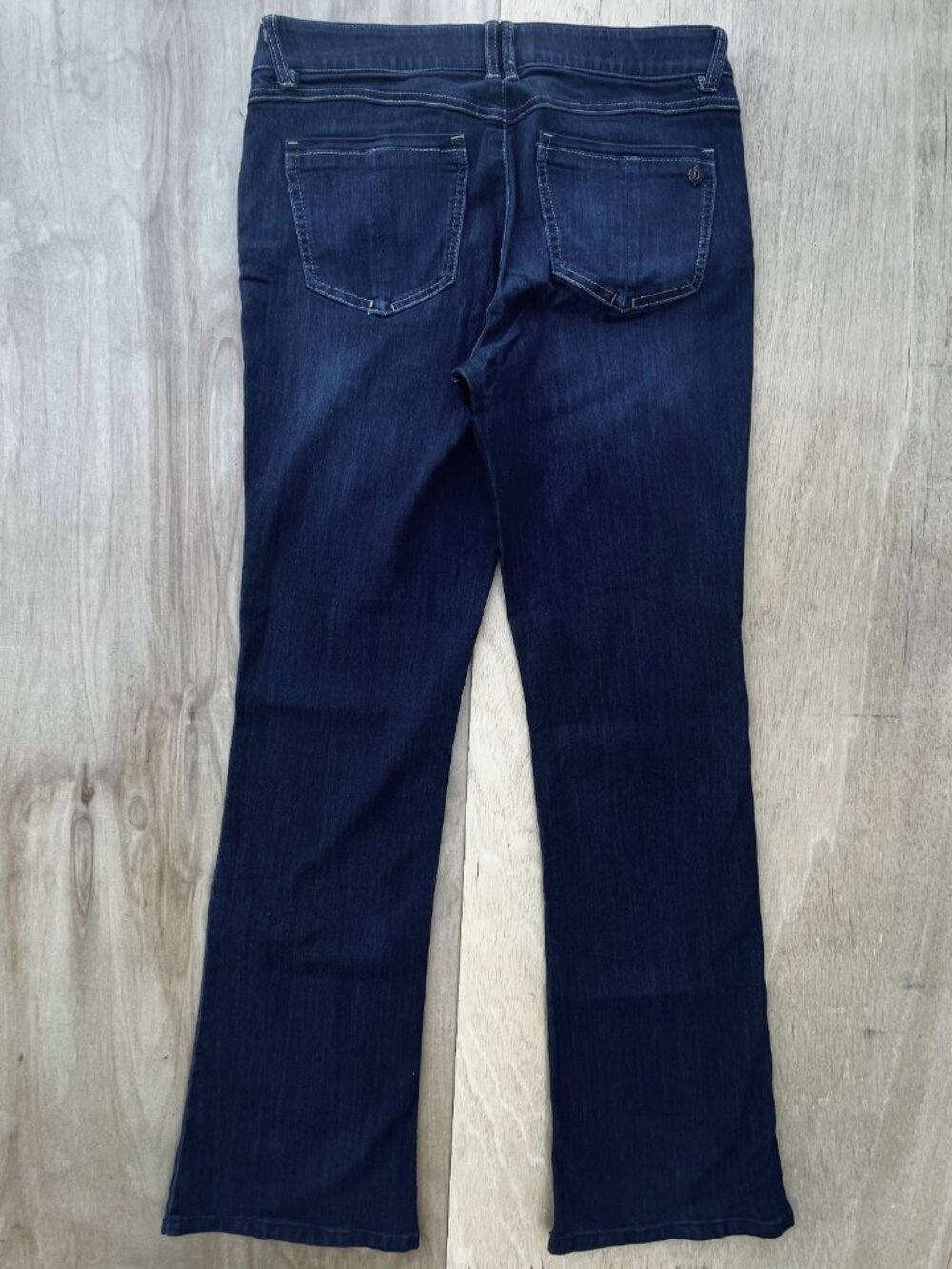 DEMOCRACY AB SOLUTION ITTY BITTY BOOT STRAIGHT LEG JEANS WOMEN’S sz 12 STRETCHY - Picture 6 of 13
